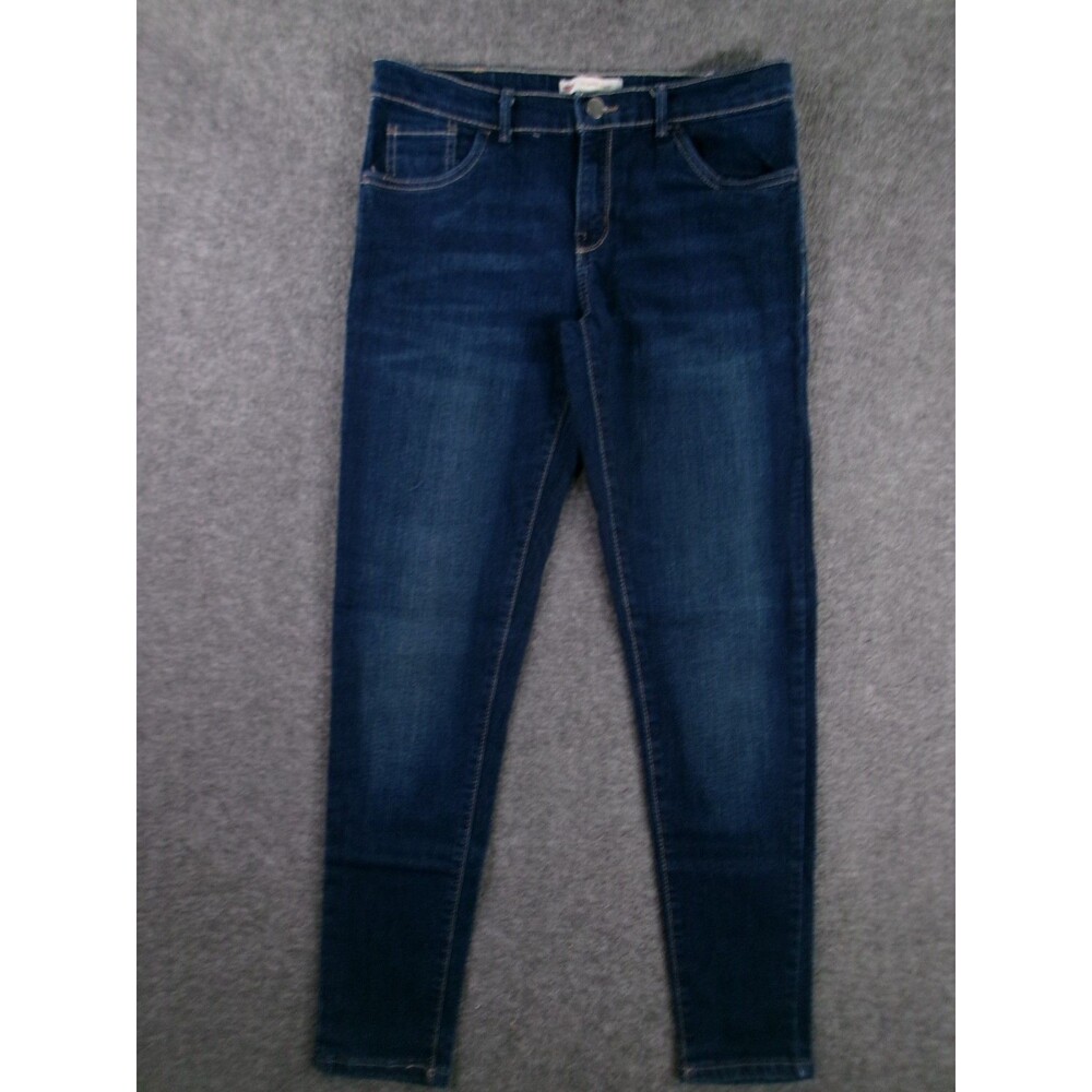 Levis 710 Jean Youth 16 Blue Super Skinny Slim Fit Causal Dark Wash Stretch